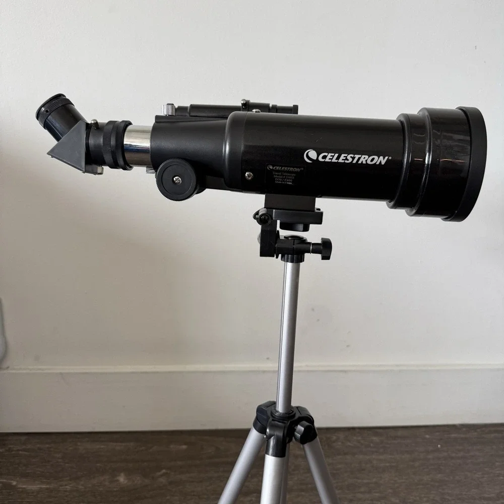 Celestron Travel Scope 70 Telescope with Tripod, Accessories & Backpack 21035